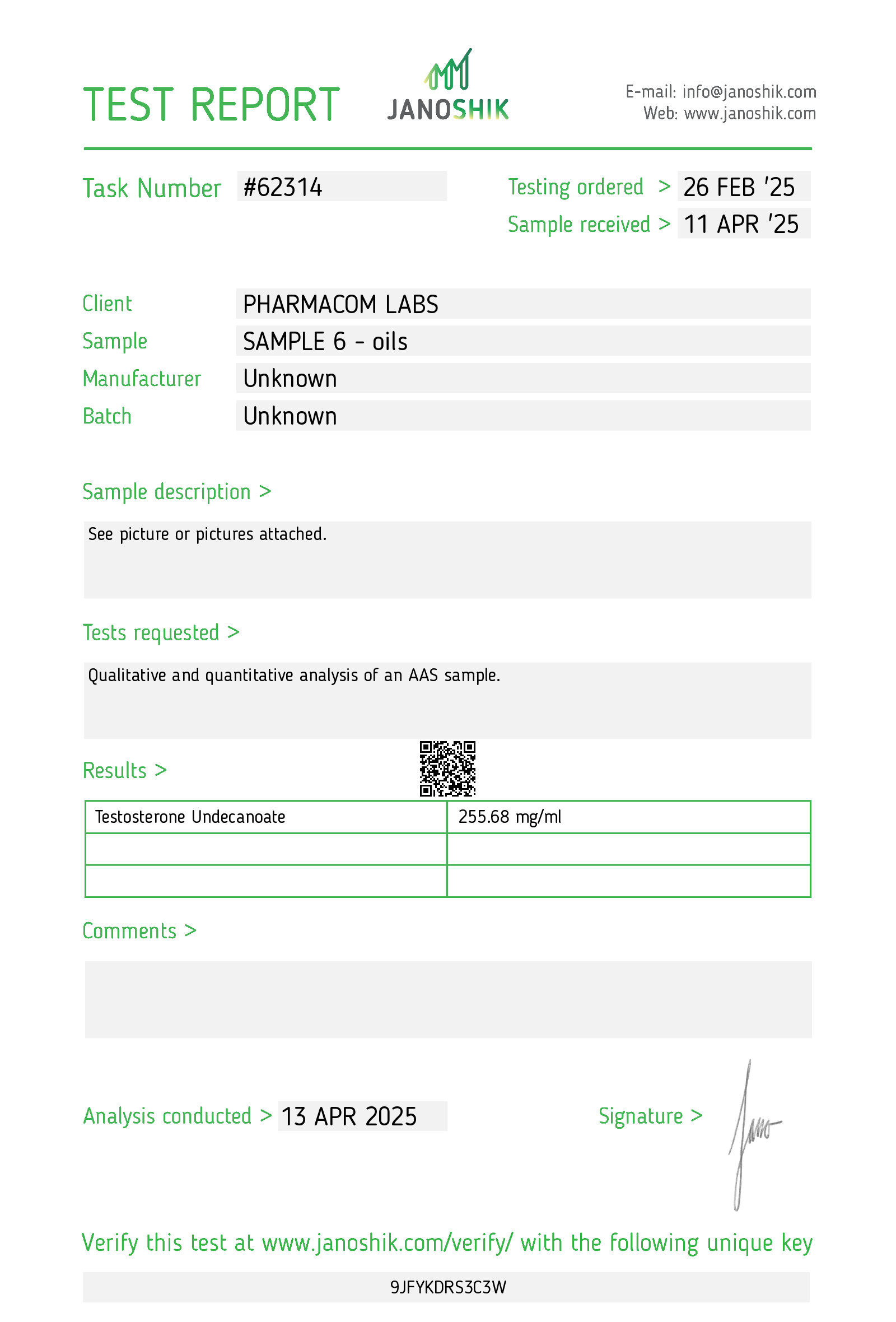 PharmaTest U 250 - Jano Test